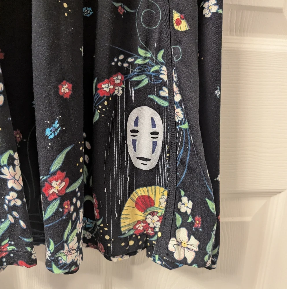Her Universe Studio Ghibli Spirited Away Confetti Wrap Dress - Picture 3 of 5